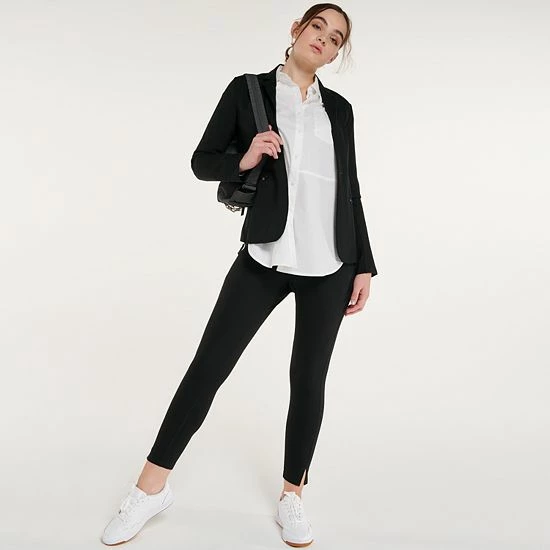 Women's FLX Elevate High-Waisted Ponte Ankle Pants Armour Gray - Image 5