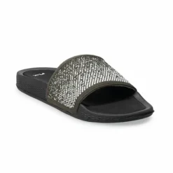 FLX Anchor Men's Comfort Slide Sandals Black Ombre
