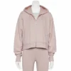 Women's FLX Boxy Zip-Up Hoodie Bisque Tan