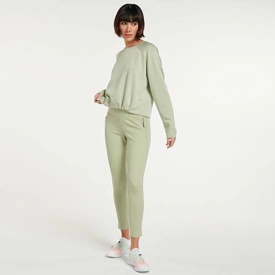 Women's FLX Elevate High-Waisted Ponte Ankle Pants Armour Gray - Image 7