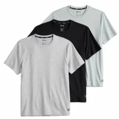 Men's FLX 3-Pack Dynamic Comfort Tee Set Mineral Black