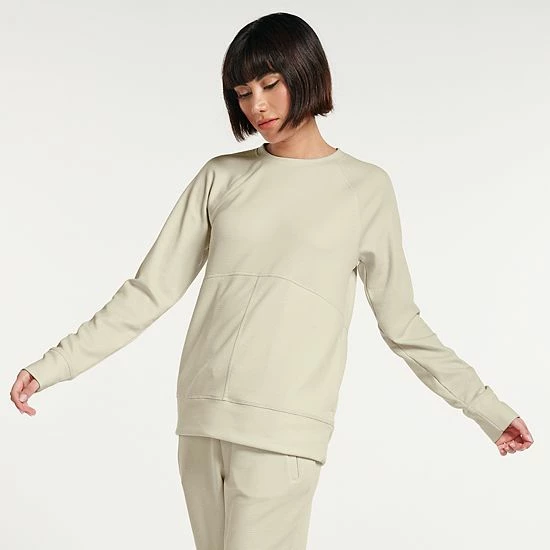 Women's FLX Crewneck Waffle Tunic Sand Trap