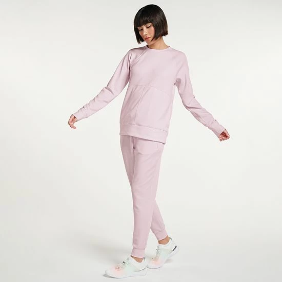 Women's FLX Crewneck Waffle Tunic Sand Trap - Image 2