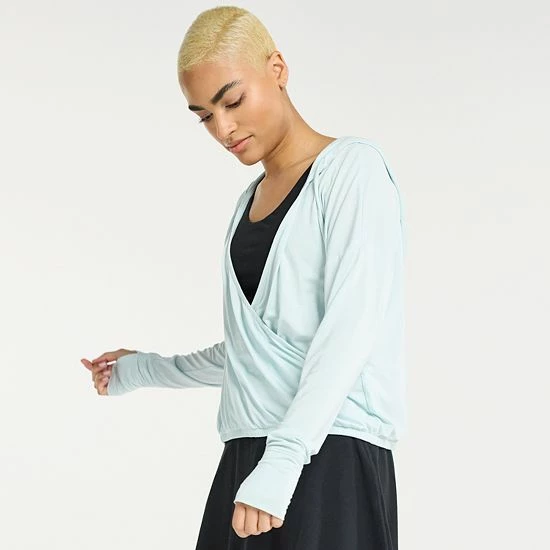 Women's FLX Lightweight Surplice Hoodie Frost Bite