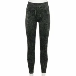 Women's FLX Ascent High-Waisted Trail Leggings With Pockets Snakeskin Forest