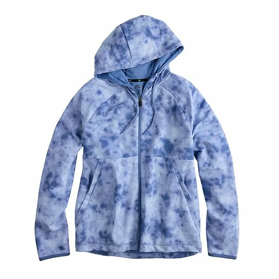 Men's FLX Fleece Hoodie Blue Wash - Image 3
