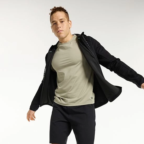 Men's FLX Fleece Hoodie Blue Wash - Image 7