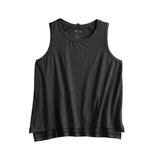 Women's FLX Core High-Low Tank Frost Bite - Image 3