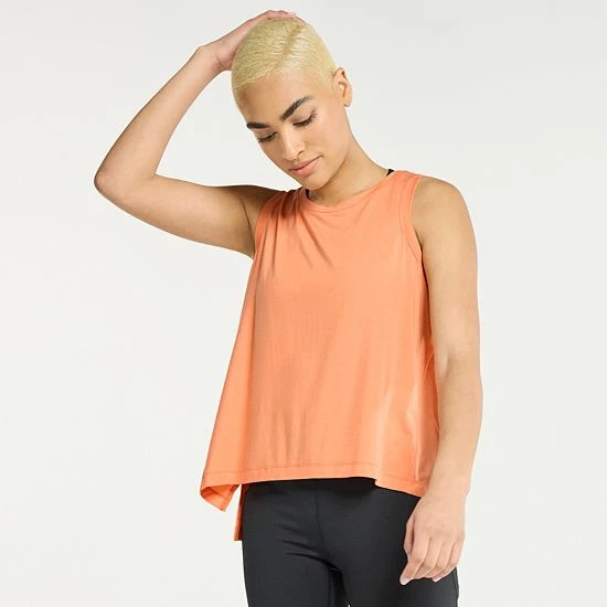 Women's FLX Core High-Low Tank Frost Bite - Image 6