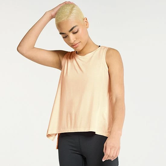 Women's FLX Core High-Low Tank Frost Bite - Image 9