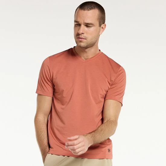 Men's FLX Dynamic Comfort V-Neck Tee Lulled Beige - Image 14