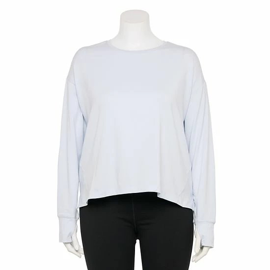 Plus Size FLX Core Drop-Shoulder Tee Cool Daisy - Image 2