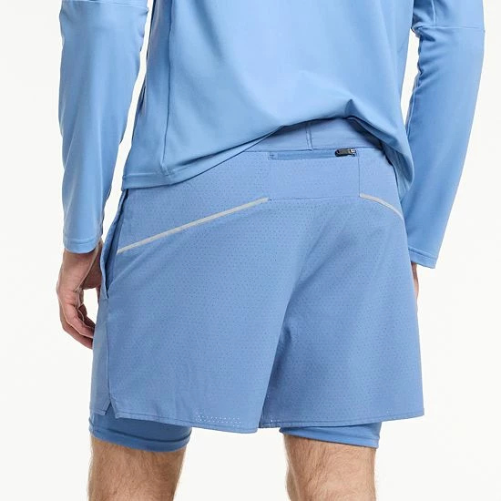 Men's FLX Lined Running Shorts Mineral Black - Image 2