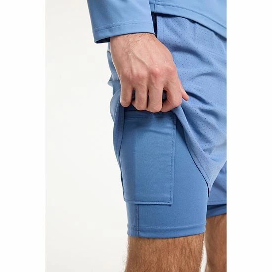 Men's FLX Lined Running Shorts Mineral Black - Image 4