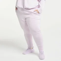 Plus Size FLX High-Waisted Knit Joggers Mineral Black