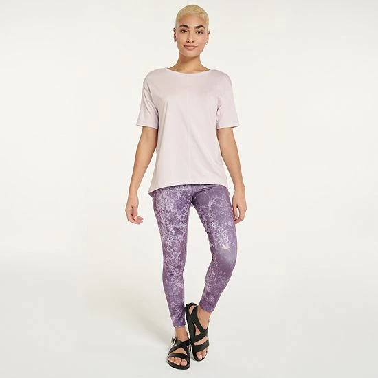 Women's FLX Harmony Front Seam Tee Grace Yellow - Image 3