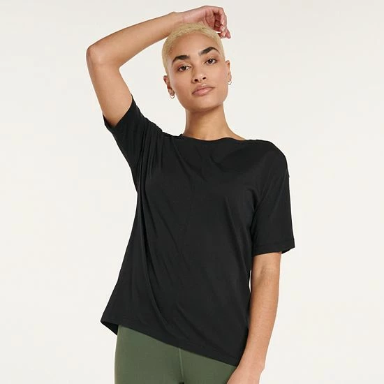 Women's FLX Harmony Front Seam Tee Grace Yellow - Image 7