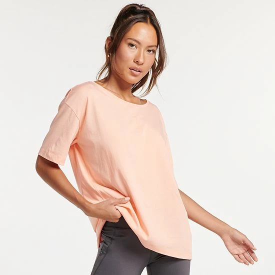 Women's FLX Harmony Front Seam Tee Grace Yellow - Image 8