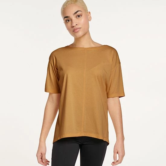 Women's FLX Harmony Front Seam Tee Grace Yellow - Image 13