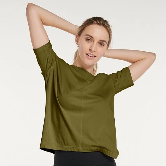 Women's FLX Harmony Front Seam Tee Grace Yellow - Image 17