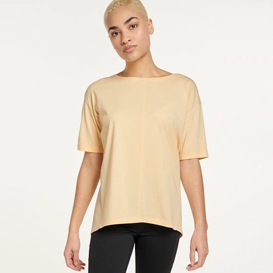 Women's FLX Harmony Front Seam Tee Grace Yellow - Image 18
