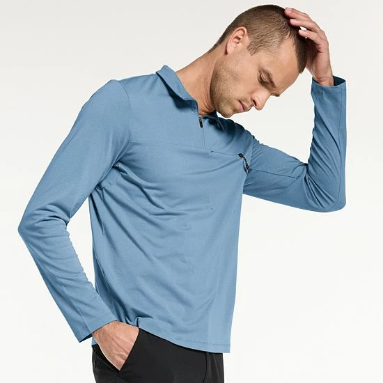 Men's FLX Core 1/4-Zip Pullover Mineral Black - Image 5