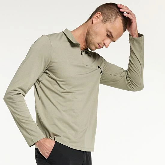 Men's FLX Core 1/4-Zip Pullover Mineral Black - Image 6