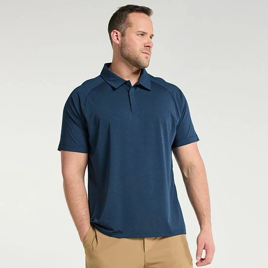 Big & Tall FLX Dynamic Comfort Polo Navy Water - Image 6