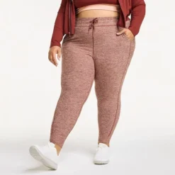Plus Size FLX Wander Midrise Joggers Mineral Black