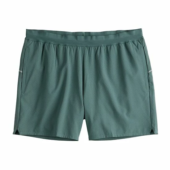 Men's FLX Perforated Running Shorts Claremont Green - Image 3