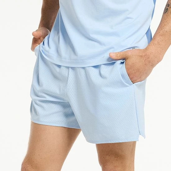 Men's FLX Perforated Running Shorts Claremont Green - Image 5