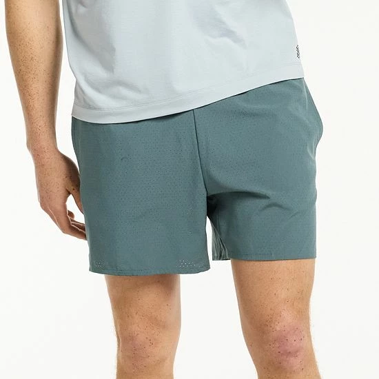 Men's FLX Perforated Running Shorts Claremont Green - Image 7