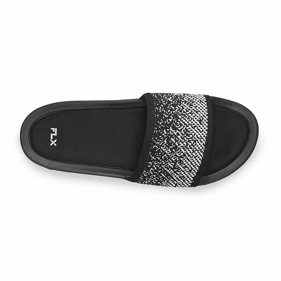 FLX Anchor Men's Comfort Slide Sandals Black Ombre - Image 5