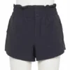 Women's FLX High-Waisted Paperbag-Waist Shorts Mint Crackle