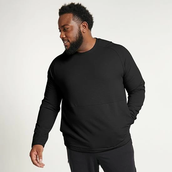 Big & Tall FLX Leisure Crew Sweatshirt Australian Wood
