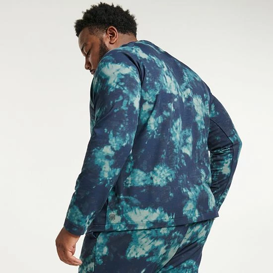 Big & Tall FLX Leisure Crew Sweatshirt Australian Wood - Image 2