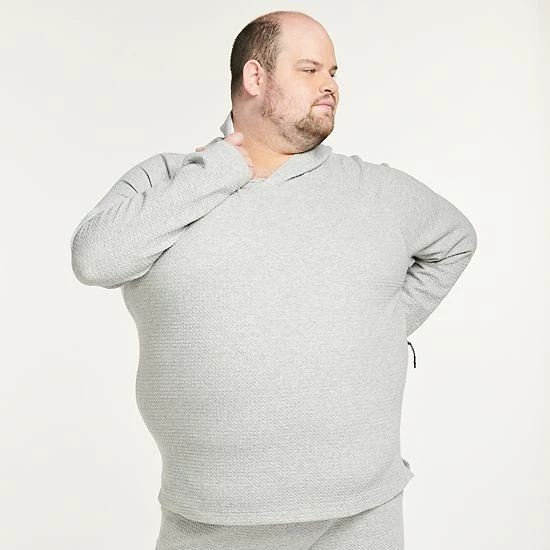 Big & Tall FLX Commuter Fleece Pullover Hoodie Dalton Mint