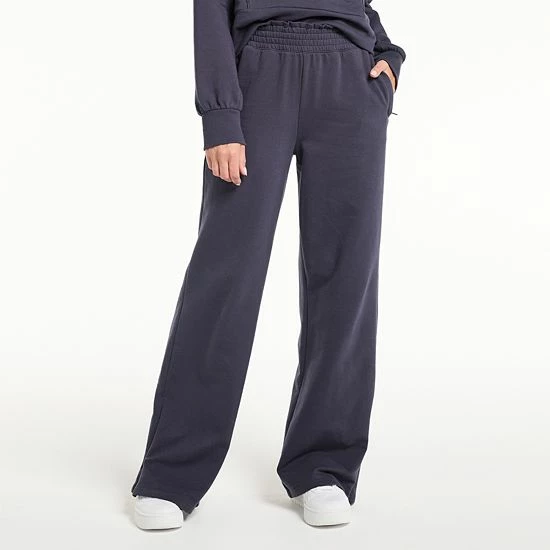 Women's FLX Embrace Paperbag High-Waisted Wide-Leg Pants Bisque Tan - Image 4