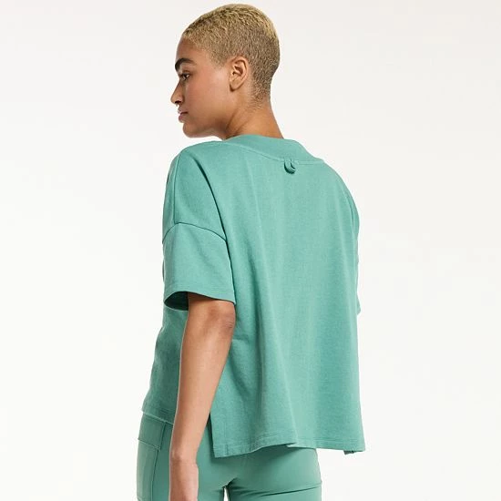 Women's FLX Deep V-Neck Oversized Top Gulf Island - Image 2