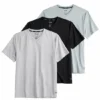 Men's FLX 3-Pack Dynamic Comfort V-Neck Tee Set Green