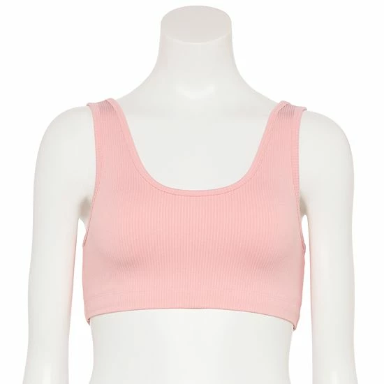 FLX Balance Everyday Ribbed Low-Impact Sports Bra Mineral Black - Image 2