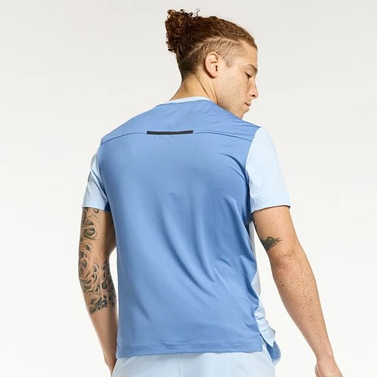 Men's FLX Running Tee Coral Peach - Image 2