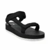 FLX Seek Women's Strappy Platform Sandals Black Onyx