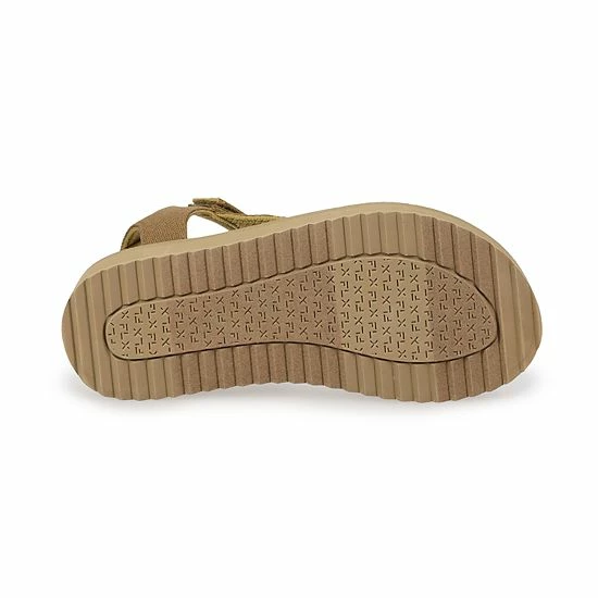 FLX Seek Women's Strappy Platform Sandals Black Onyx - Image 4