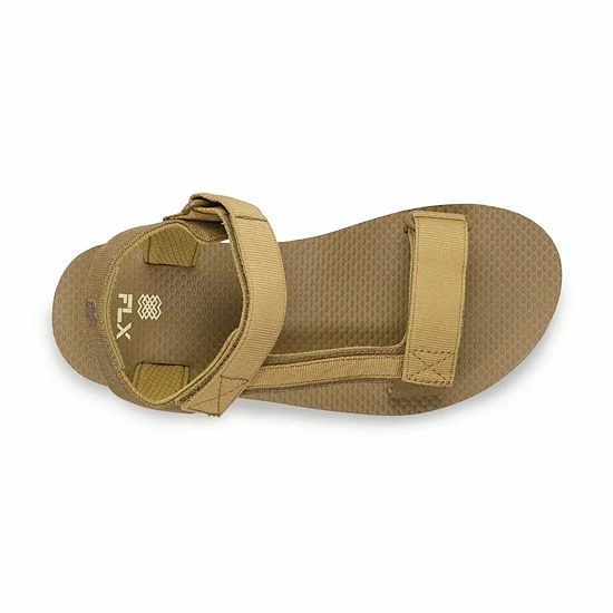 FLX Seek Women's Strappy Platform Sandals Black Onyx - Image 5