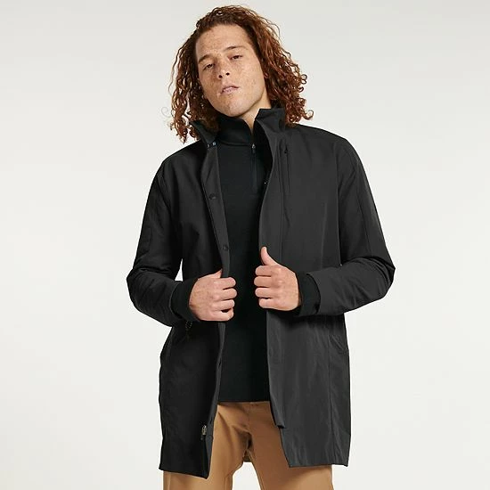Men's FLX Trench Coat Mineral Black - Image 7
