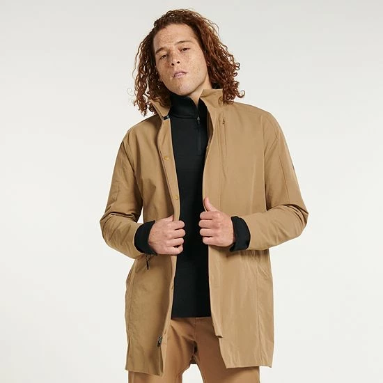 Men's FLX Trench Coat Mineral Black - Image 8