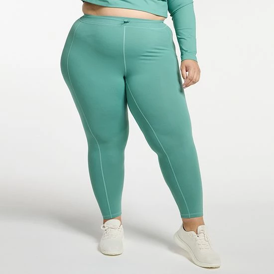 Plus Size FLX High-Waisted Bungee-Waistband Leggings Gulf Island - Image 4