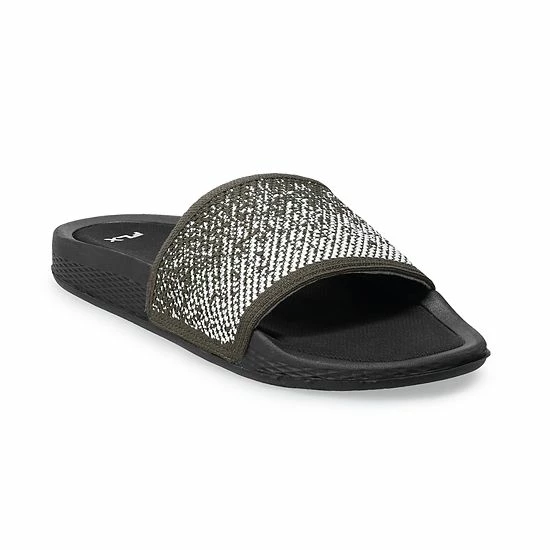 FLX Anchor Men's Comfort Slide Sandals Black Ombre - Image 8