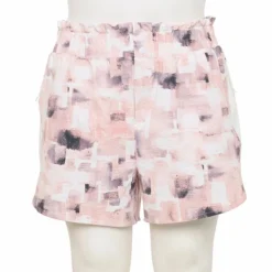 Plus Size FLX High-Rise Paper Bag Shorts